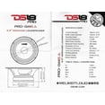 thumbnail image 5 of 4 Pack DS18 PRO-GM6.4 6.5" Midrange Speakers 4 Ohm 1920W Max Mid Range Car Audio, 5 of 5