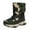 Gray, Khaki, variant on Boys Girls Wnter Snow Boots Warm Outdoor Hiking Shoes Waterproof Anti-Slip Boots,Gray 12.5