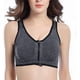 thumbnail image 2 of Sujetador deportivo con cremallera frontal para mujer Sujetador postoperatorio inalámbrico Sujetador deportivo de yoga activo Ormromra LRWJ118-59, 2 of 4