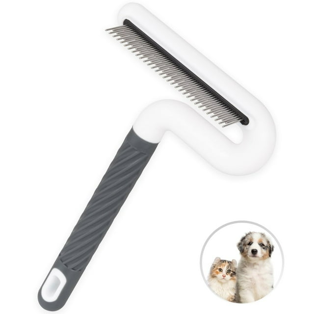 HLONK Flea Comb TailGurus Effective Flea Comb for Cats & Dogs-Shedding Brush for All Pets-Long Hair Friendly-Durable-Versatile & Safe-Durable Safe & Versatile-Portable Pet-Friendly(Lime