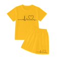 thumbnail image 3 of MAIHAN Women Shorts Sets Outfits Spring Outfits for Women Short Sleeve Top and Shorts Shorts Sets Women 2 Piece Outfits Casual Two-Piece Outfit, 3 of 3