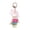 Rose Red, variant on Colorful Cute Macaroon Eiffel Tower Keychain Keyring Bag Pendant Car Charm Decoration (Green) - 4.72 inches / 12 cm