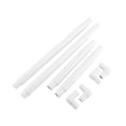 thumbnail image 1 of TOPINCN Embroidery Frame, Plastic Cross Stitch Frame, Embroidery Snap Frame Hoop Plastic Clip Frame, For Silk-Painting Home Use Quilting White, 1 of 3