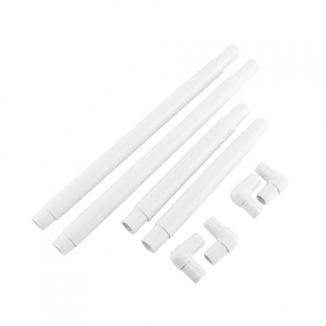 TOPINCN Embroidery Frame, Plastic Cross Stitch Frame, Embroidery Snap Frame Hoop Plastic Clip Frame, For Silk-Painting Home Use Quilting White