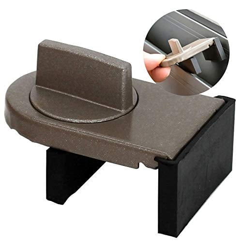ADNE (2 packages) Sliding window sash stopper, cabinet lock, seat belt lock, anti-theft window, sliding door, baby lock, child safety door
