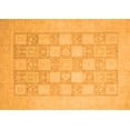 thumbnail image 1 of Ahgly Company Indoor Rectangle Abstract Orange Modern Area Rugs, 7' x 10', 1 of 4