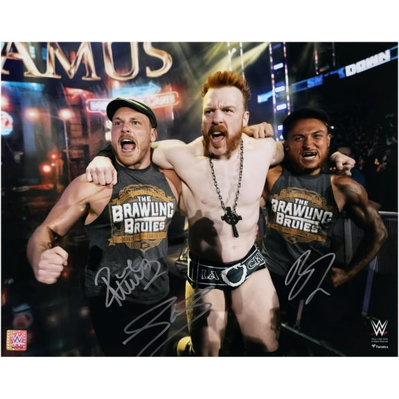 The Brawling Brutes WWE Autographed 16" x 20" Ring Entrance Photo - Fanatics Authentic Certified