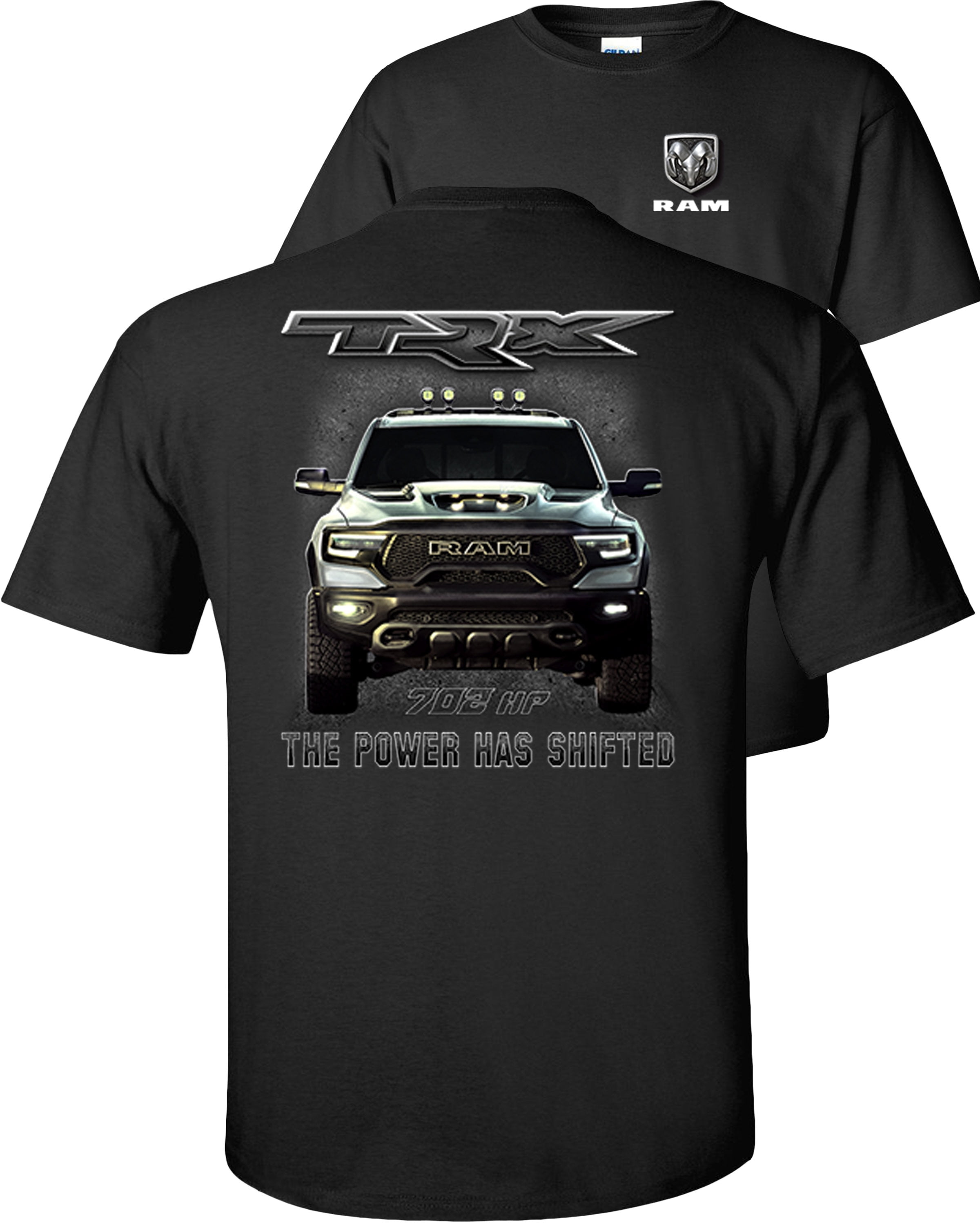 Dodge Ram TRX The Power Has Shifted Pickup T-Shirt Adult Unisex