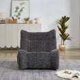 thumbnail image 6 of Noble House Oversized Bean Bag Chair with Armrests, Comfy Lazy Floor Accent Sofa for Living Room & Bedroom, Gray, 6 of 10