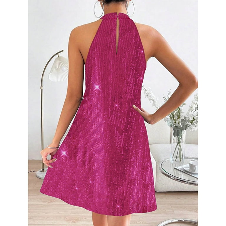 slim fit dress slacks Glitter Female Cover up Maxi Dress Mesh See-Through Split Fashion Long main image 1