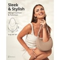 thumbnail image 2 of Bolso de mano Vantamo Luna de piel sintética con protección RFID para mujer, 2 of 6