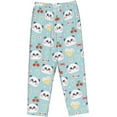 thumbnail image 7 of PISONIC Cute Panda Bear Face Printed Women's Pajama Pants, Comfy Pajama Bottoms With Pockets&Drawstring, 7 of 7