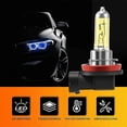 thumbnail image 4 of 2x H11 55W 3000k Golden Yellow HID Halogen Light Fog Lamp Bulb Headlight, 4 of 5