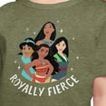 thumbnail image 3 of Disney Princess - Royally Fierce - Toddler And Youth Short Sleeve Graphic T-Shirt, 3 of 5