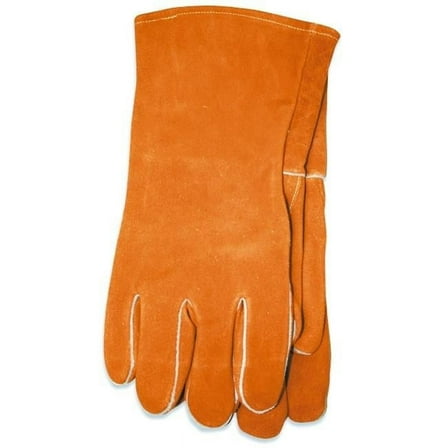 Welding Gloves Leather, XL - Brown