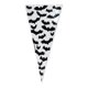 thumbnail image 1 of 100 Uds bolsa de cono de caramelo fiesta de Halloween palomitas de maíz helado galletas almacenamiento plástico cono bolsa calabaza Navidad Kits de decoración para fiestas estilo murciélago Naiovety HA000099-03B, 1 of 6