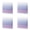 Purple-4Pcs, variant on Glitter Sticky Notes, 3x3 Inch Transparent Self-Stick Note Pads, Sparkle Clear Post It Notes, Cute Adhesive Memo Pads for Office, To Do List Lovely Gifts