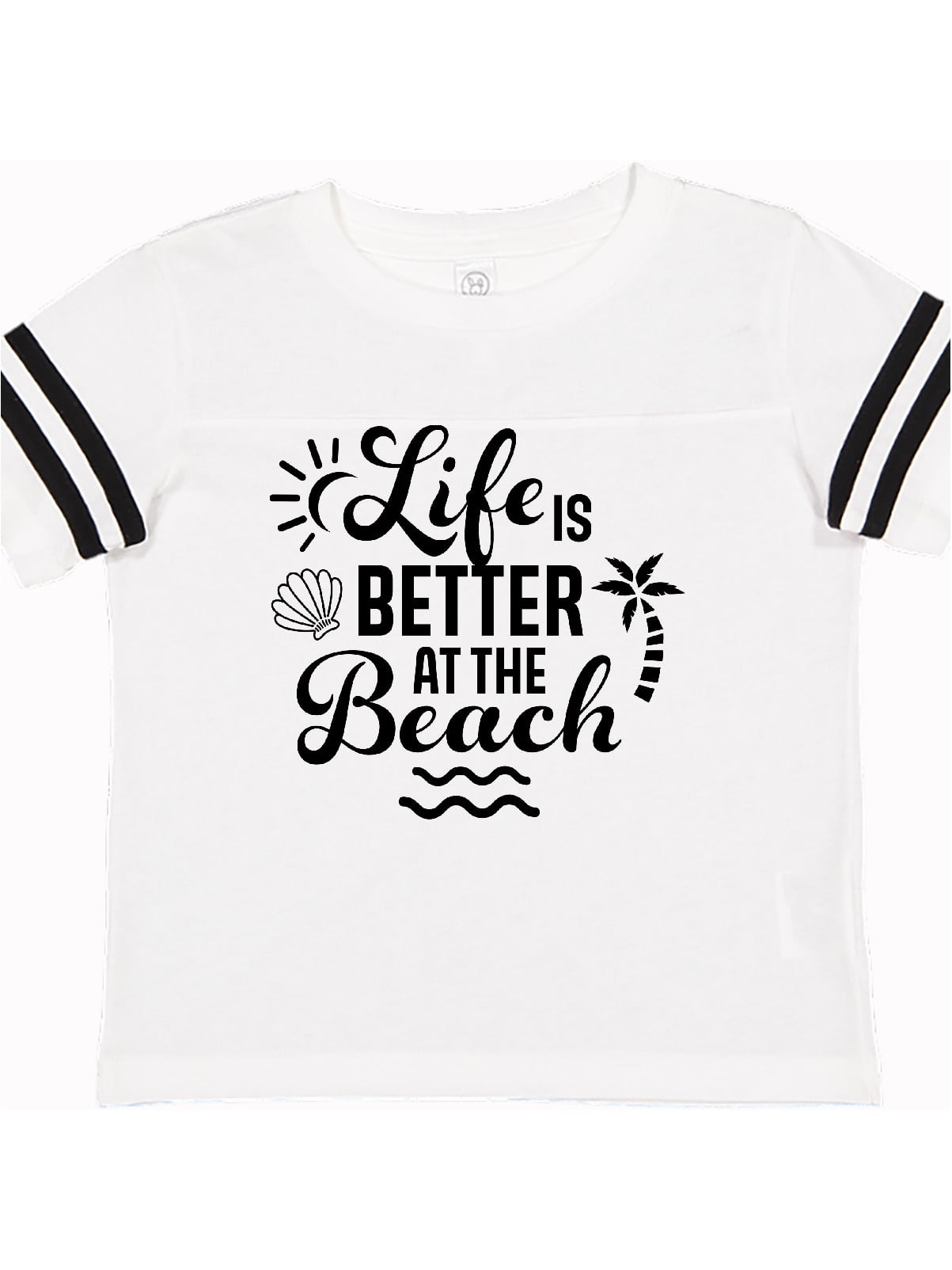 inktastic Lifes Better at The Beach Toddler T-Shirt