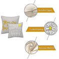 thumbnail image 2 of Set of 4 Throw Pillow Covers You are My Sunshine Yellow Gray Decorative Square 18x18 Inches Pillowcases, 2 of 3