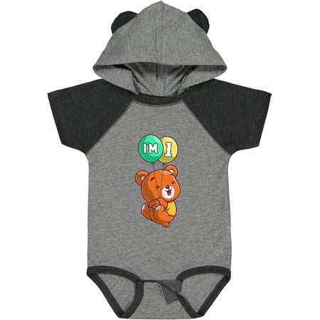 

Inktastic I m 1 Teddy Bear Gift Baby Boy or Baby Girl Bodysuit