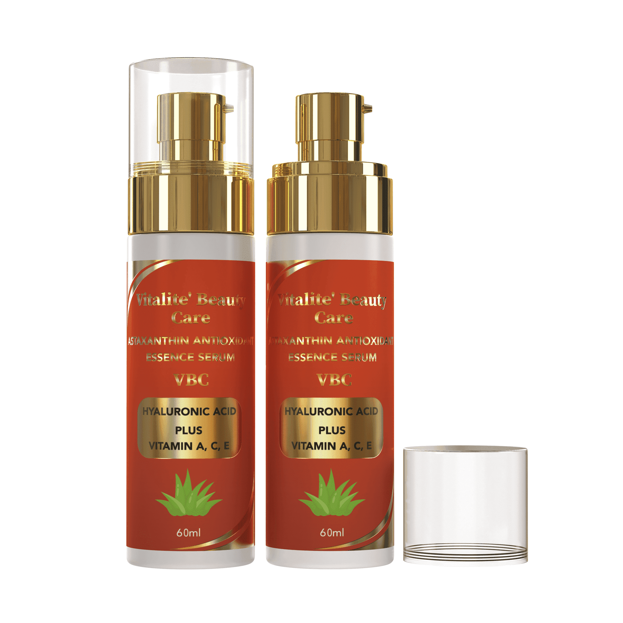 Astaxanthin Serum Cream Plus Collagen Antioxidant Serum - 2pcs