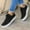 Black, variant on Women's 2025 Fashion Lace Up Platform Sneakers Low Top Slip on Comfortable Shoes Casual Tennis Walking Non Slip Sneaker Brown