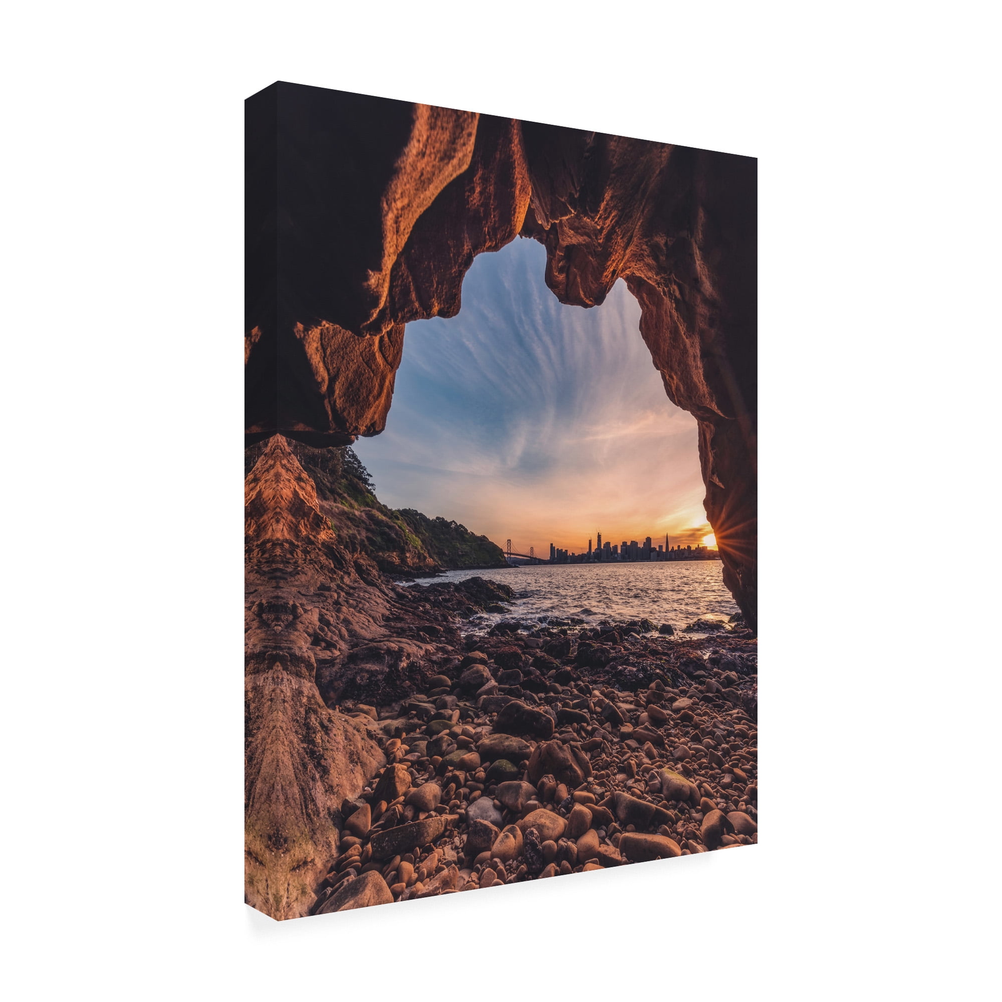 Trademark Fine Art 'Treasure Island Cave' Canvas Art by Bruce Gett