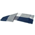 thumbnail image 5 of Ox Bay Navy Blue/White Tartan Plaid Cotton Throw Blanket, 50" x 60", 5 of 10