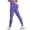 Purple, variant on TGPMGRZ Leggings for Women Scrunch Lifting Gym Seamless Workout Leggings Tummy Control Yoga Pants Brown Size L