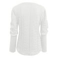 thumbnail image 7 of Otvok Autumn/Winter Womens Sweaters Knitting Long Sleeve Solid Tops, 7 of 7