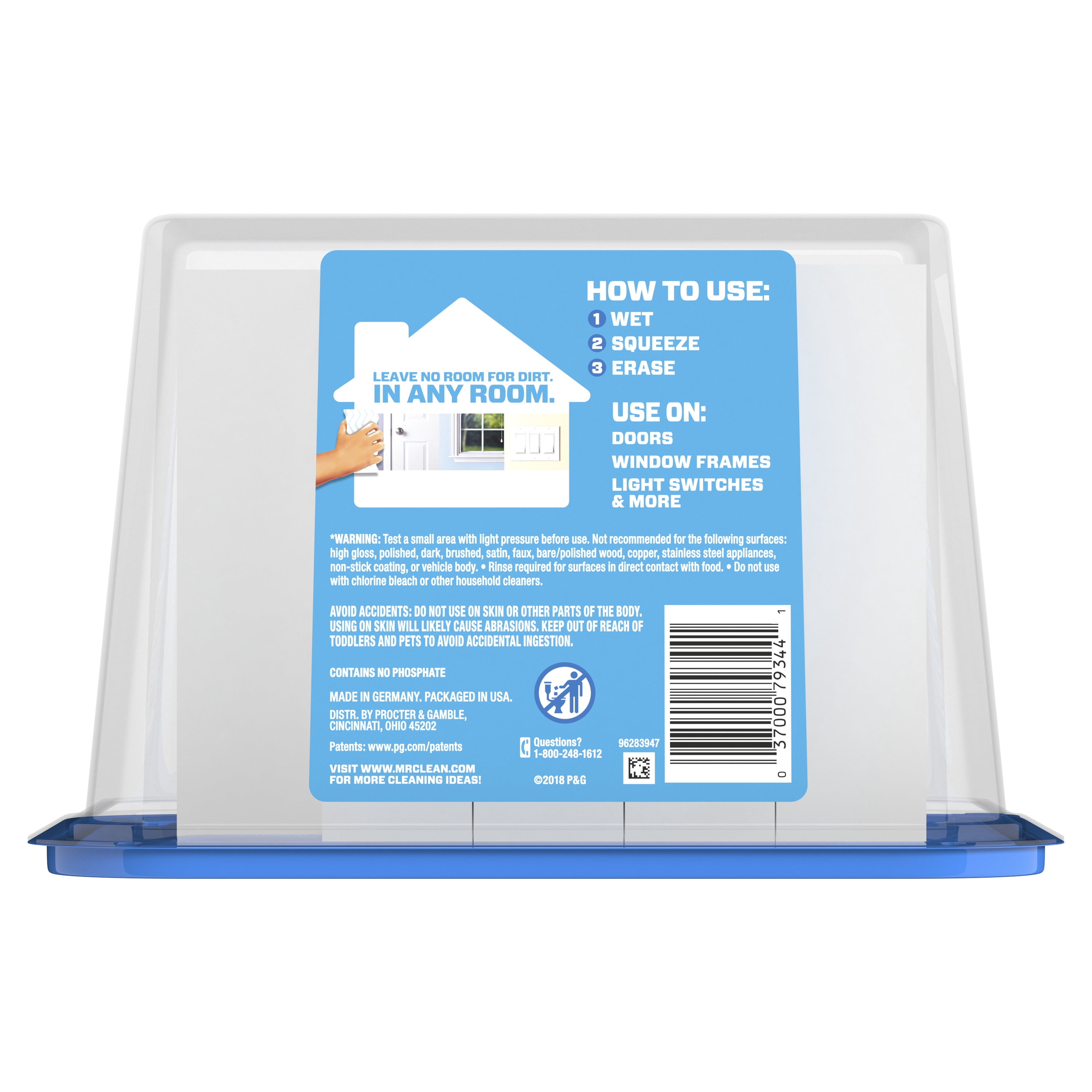 Mr. Clean Magic Eraser Original, Cleaning Pads with Durafoam, 9 count