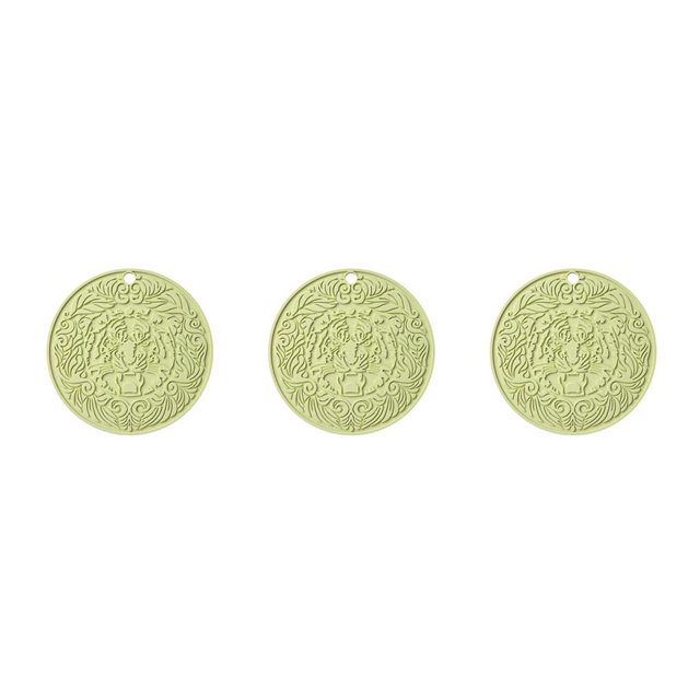 yingyy Tapis de Pot Antidérapant Résistant à la Chaleur Napperon Rond Anti-Brûlure Porte-Gobelet Protecteur de Table de Cuisine Vert 3Set