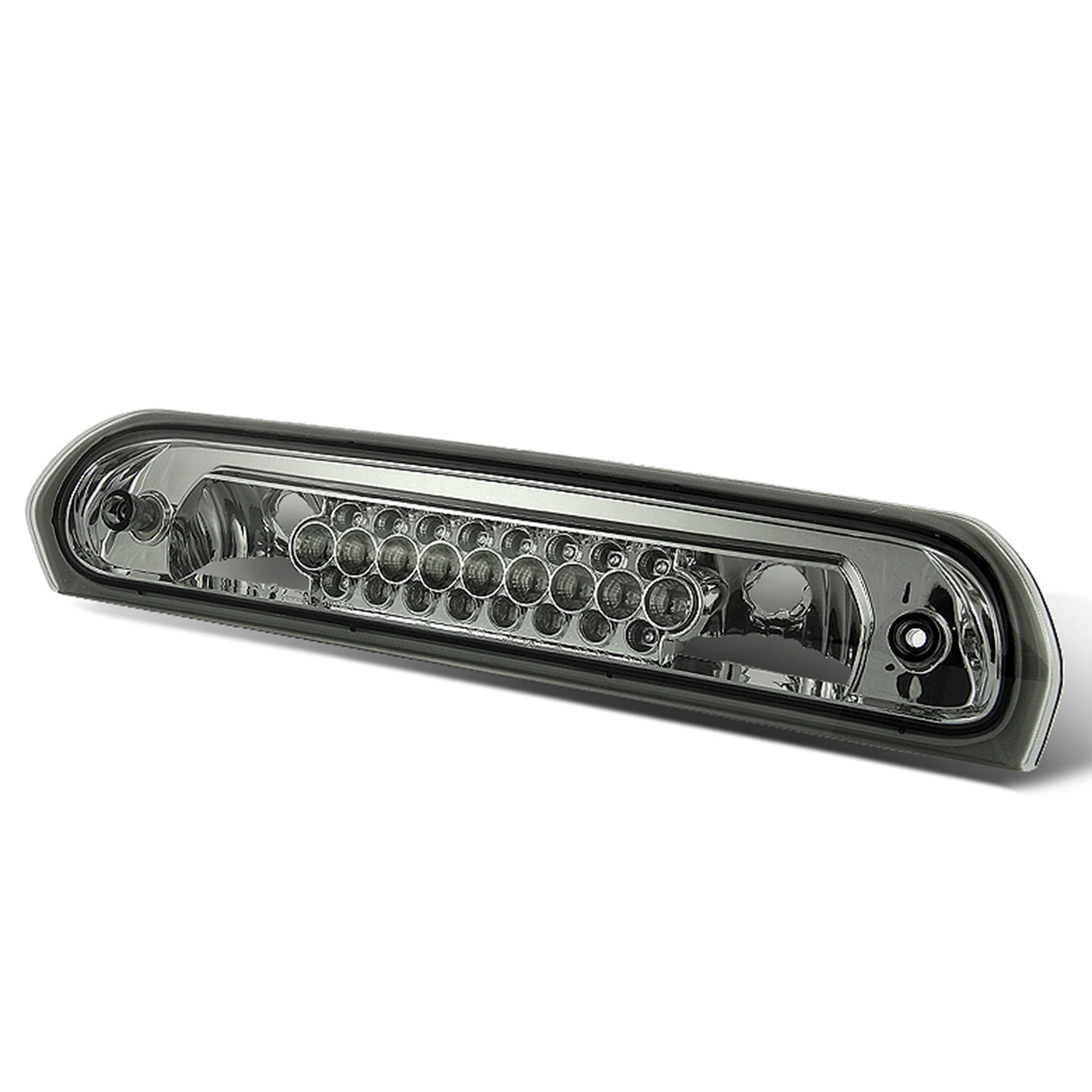 AKKON - For 2002-2006 Dodge Ram 1500 2003-2006 2500 3500 Pickup Truck Smoked Tail Lights + LED Smoked 3rd Third Brake Lamps