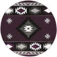 thumbnail image 1 of United Weavers Bristol Caliente Plum Round Rug Round, 1 of 1