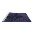 thumbnail image 2 of Ahgly Company Machine Washable Indoor Rectangle Persian Blue Traditional Area Rugs, 2' x 3', 2 of 4