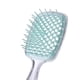 thumbnail image 2 of Cepillo de pelo de masaje de cuero cabelludo con peine de cojín de aire de dientes anchos (azul transparente), 2 of 8
