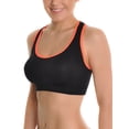 thumbnail image 1 of Angelina Seamless Racerback Sports Bra with Keyhole Detail (6-Pack), 1 of 13