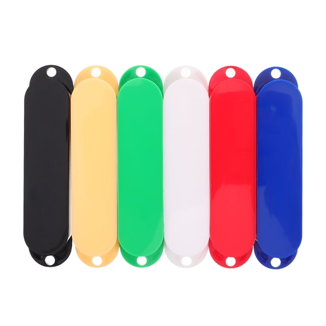 YSNOOWE 6Ud Cubiertas Cerradas Para Pastillas Single Coil De Guitarra Eléctrica Fáciles De Instalar Y Duraderas