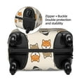 thumbnail image 4 of Daiia Shiba Head Face Luggage Cover, Thickened Washable Travel Luggage Covers, Elastic Unique Baggage Covers for 18-20 inch Luggage-Medium, 4 of 9