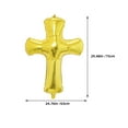 thumbnail image 2 of Homoyoyo jesus balloon Cross Shaped Balloon Aluminum Foil 6Pcs, 2 of 8