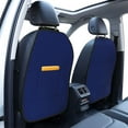 thumbnail image 2 of Goofa Navy Blue Pattern Car Back Seat Protector for Kids (2 Pack) ,Anti-kick Storage Mat for Car Seats,Shields from Footprints, 2 of 6