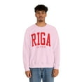 thumbnail image 5 of Riga Latvia Sweatshirt Gifts Crew Neck Shirt Long Sleeve Unisex, 5 of 7