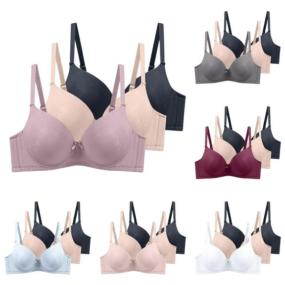 Zpanxa Bras for Women, Women's Maternity Sleep Bra Nursing Bralette No Underwire Soft Cotton Breastfeeding Bra for Pregnant Women