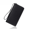 thumbnail image 3 of Cartera de mujer de PU con cepillo antirrobo, billetera de mujer de gran capacidad, billetera de múltiples tarjetas larga, 3 of 5