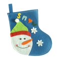 thumbnail image 5 of Mini calcetín navideño Sunnimix con decoración para tarjetas de regalo titulares de cubiertos azul, 5 of 5
