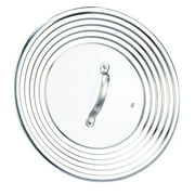 Cook N Home Universal Lid, 10 to 12", Metallic