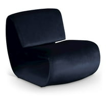 Meridian Furniture Nouveau Navy Velvet Accent Chair