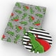 thumbnail image 4 of Tela o tejido de poliéster y algodón puro con estampado navideño, para coser, acolchar, costura, bricolaje, hecho a mano, 1Yc33355, 4 of 5