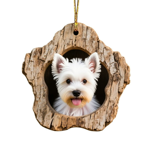 Pendiente de Árbol de Navidad, Adornación de Hogar, Collar de Árbol de Navidad, Acrílico, Durable, para Salón, para Estudio, Metal, Pequeño, para Dormitorio
