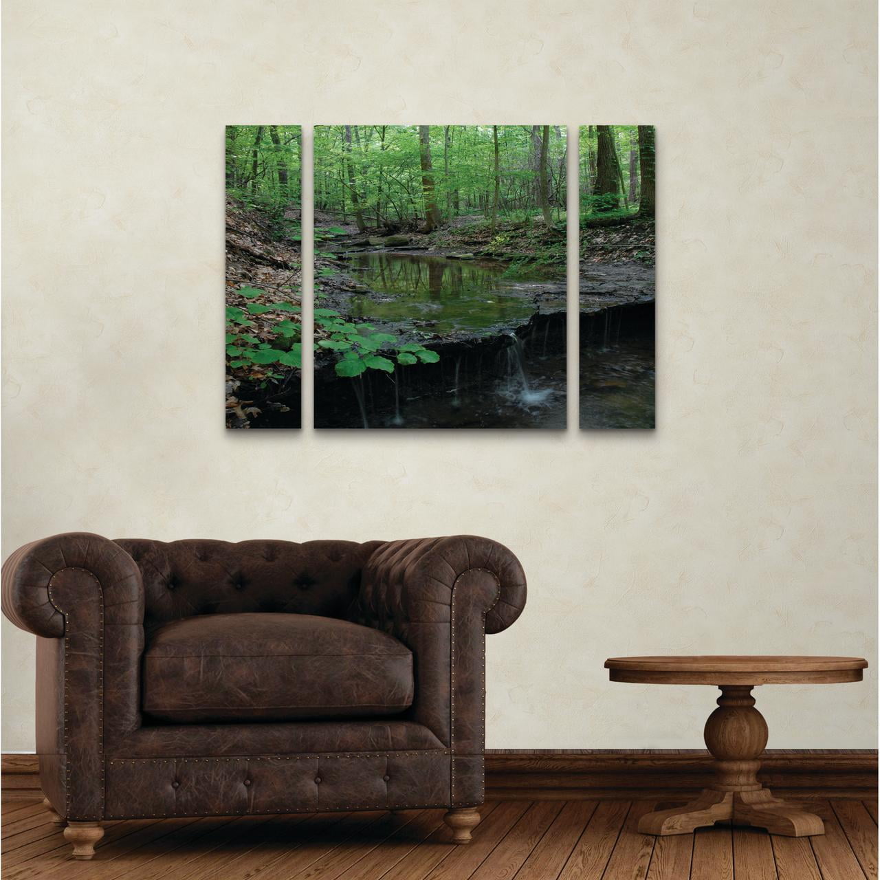 Trademark Fine Art 'Tiny Forest Falls' Canvas Art by Kurt Shaffer